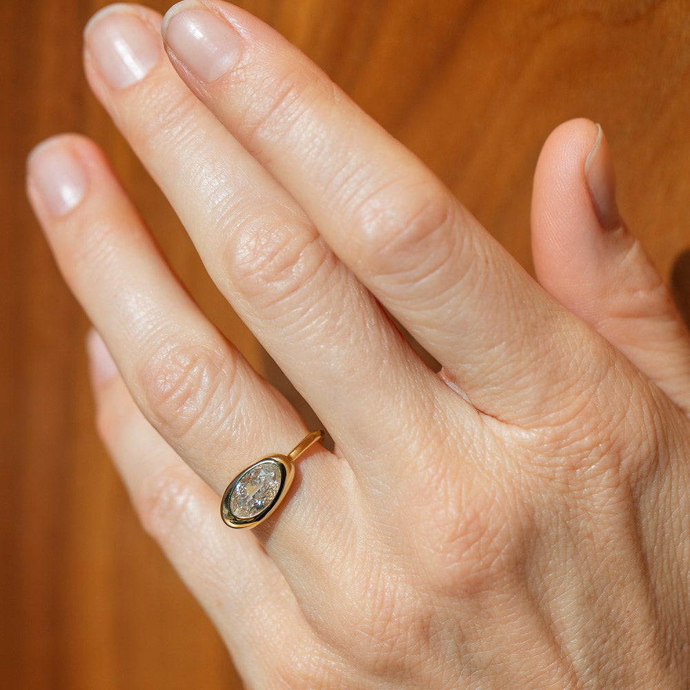 product_details::Moval Diamond Equalize Ring on model.