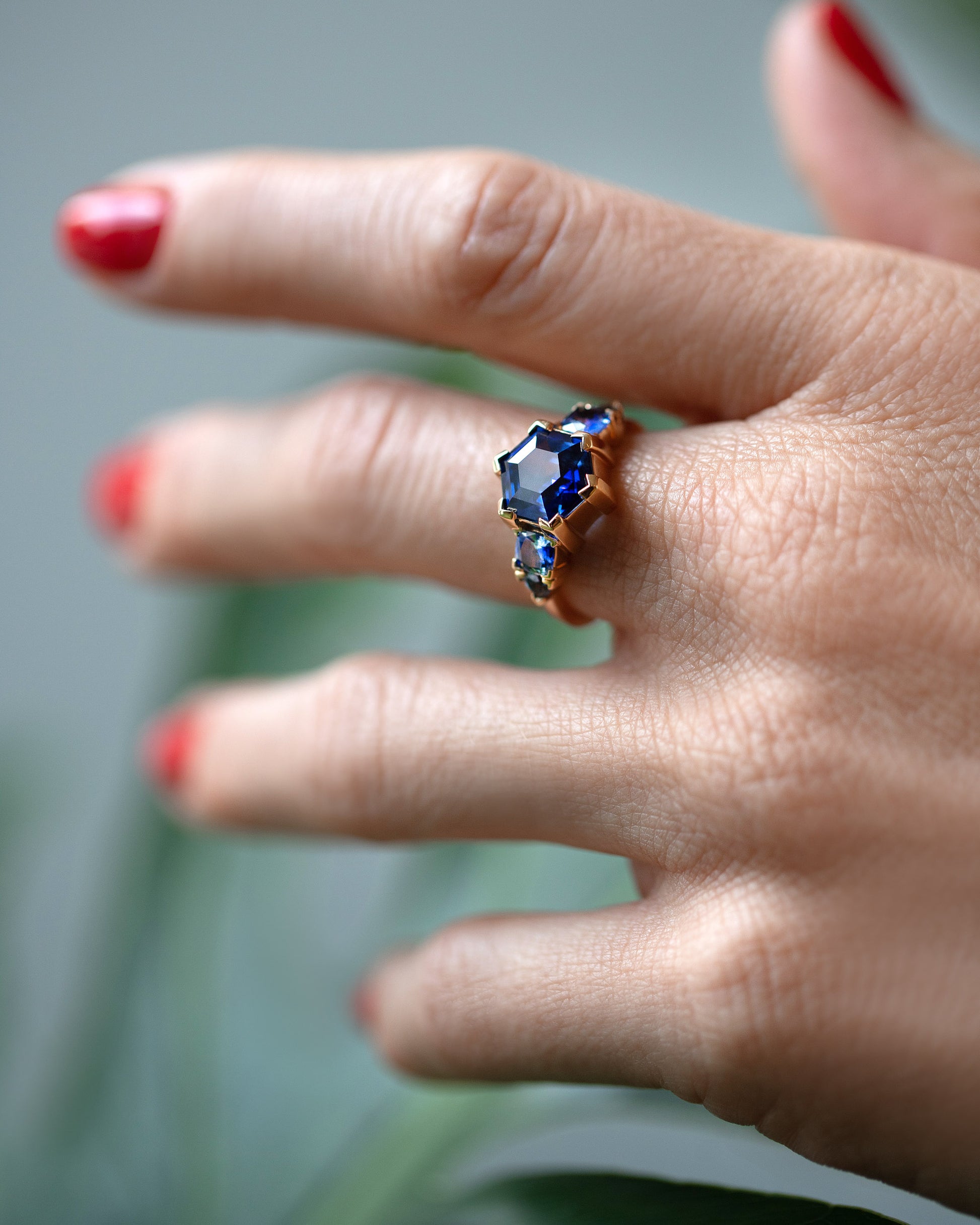 Hyacinthella Ring on model.