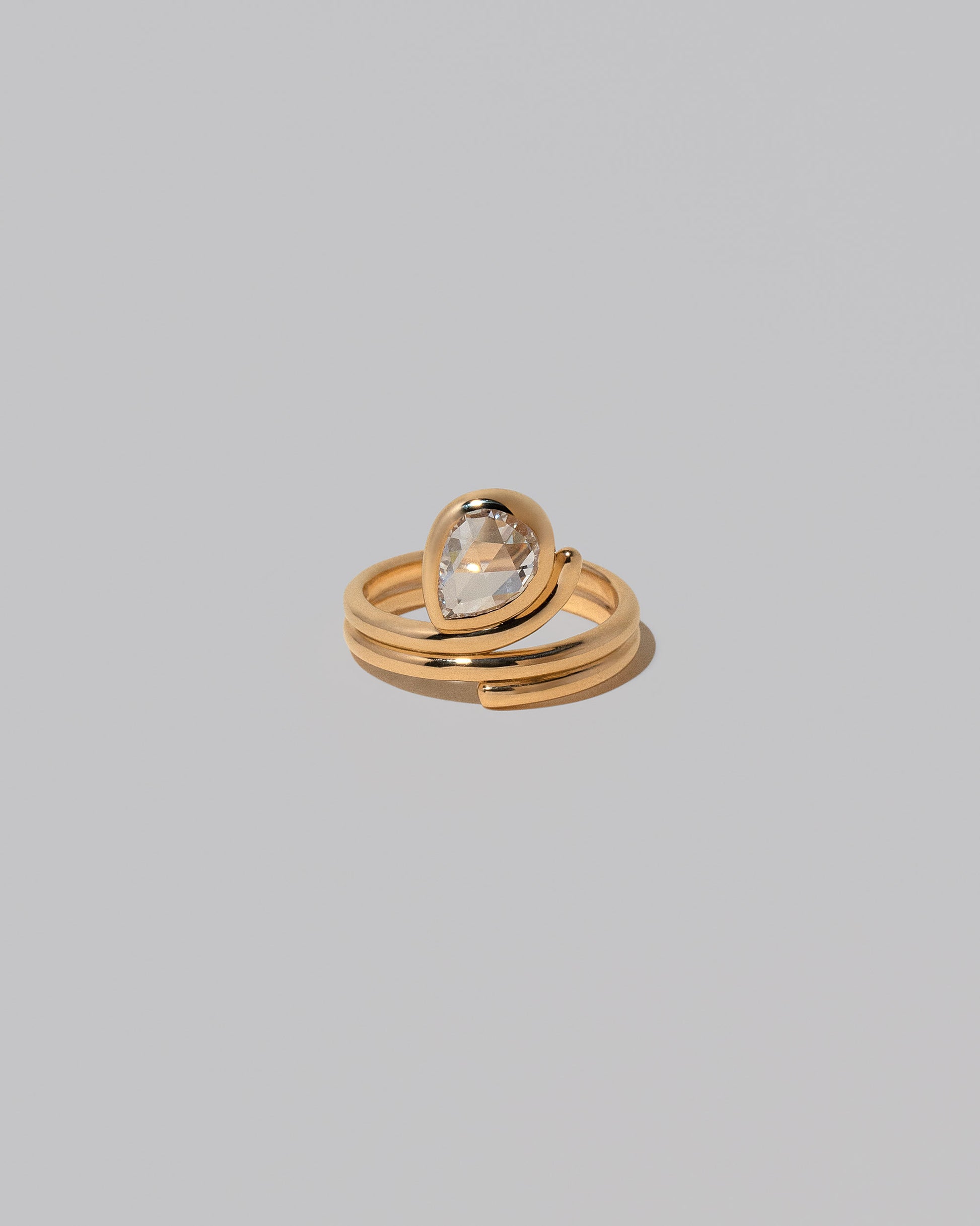 Light Cutter Ring on light color background.