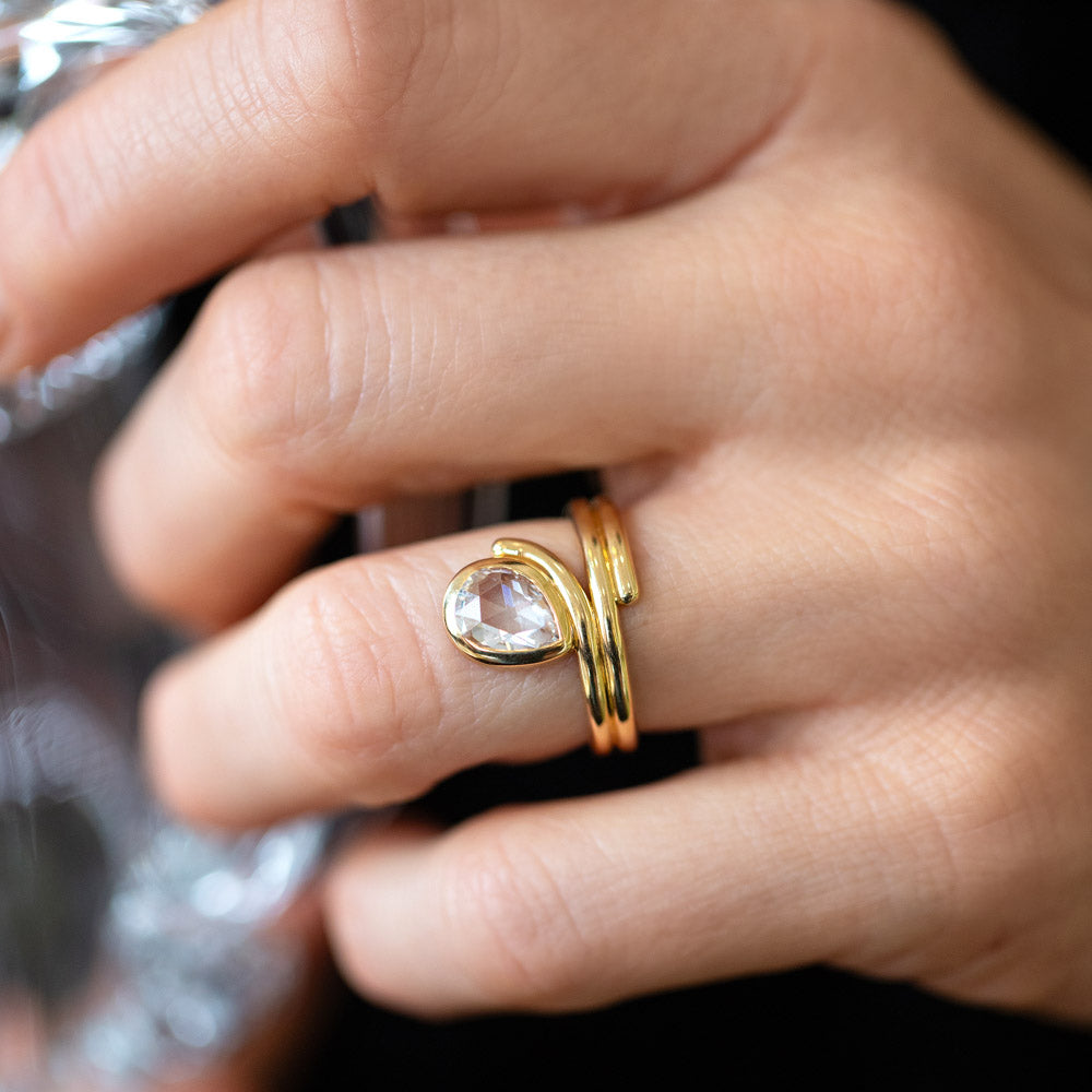 product_details::Light Cutter Ring on model.