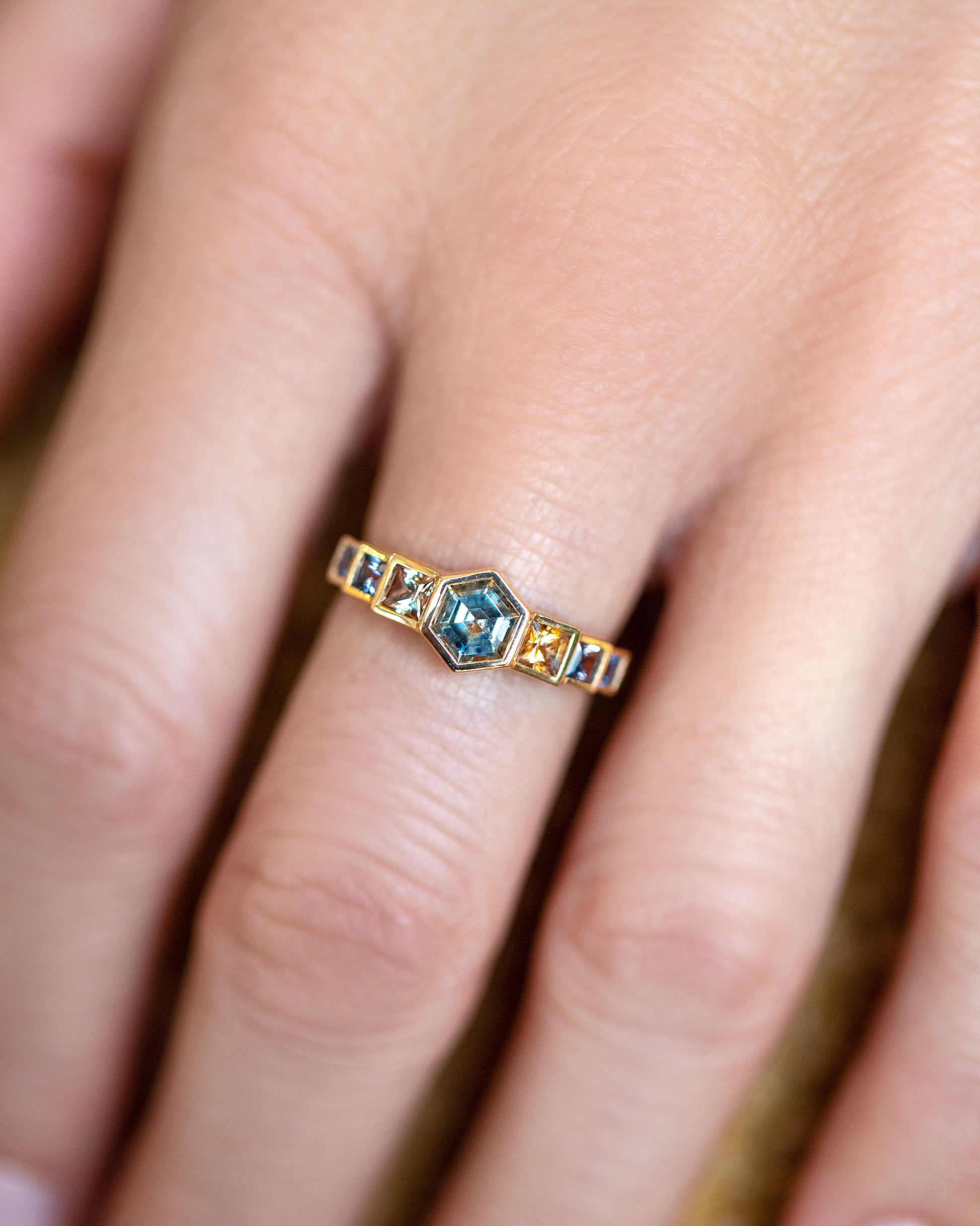 Nerine Ring on model.