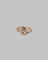 Past version of the Oval Bicolor Sapphire Precise Ring on light color background.