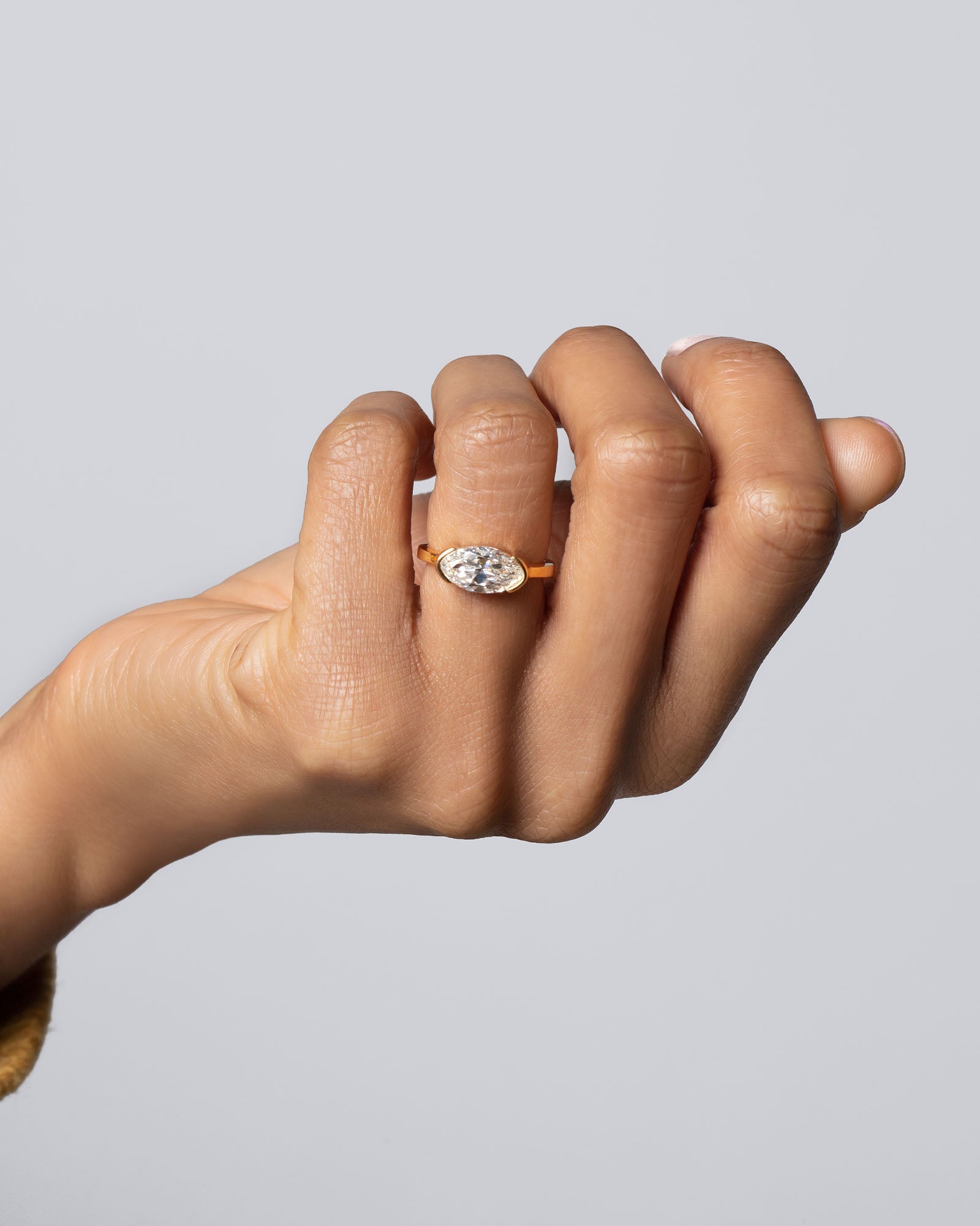 Vivacity Ring on model.