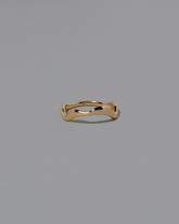 Gold Thin Fluctuating Band on light color background.