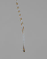 Diamond Birthstone Level Necklace on light color background.