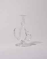 Silje Lindrup Nine Glass Candle Holder on light color background.