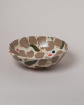 Slush Club Medium Nerikomi Bowl No. 102 on light color background.