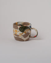 Slush Club Nerikomi Mug No. 102 on light color background.