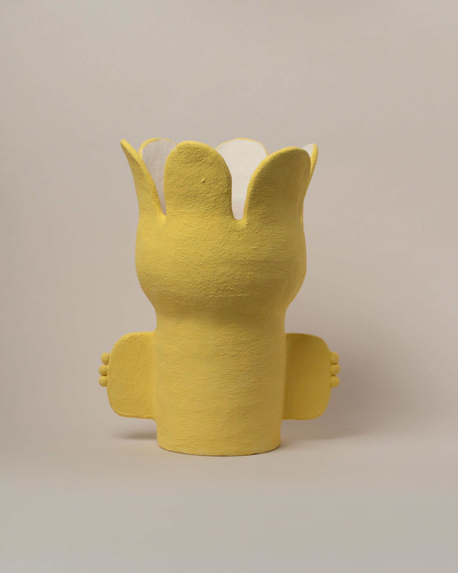 Stephanie Phillips Small Tulip Vase on light color background.