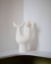 Stephanie Phillips Lovis Sculpture on light color background.