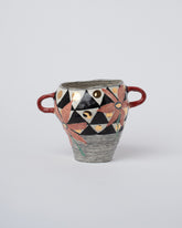 Suzanne Sullivan Alethiometer Handle Vessel on light color background.