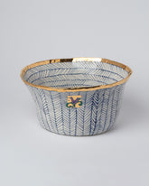 Suzanne Sullivan Alethiometer Stripe Wide Vessel on light color background.