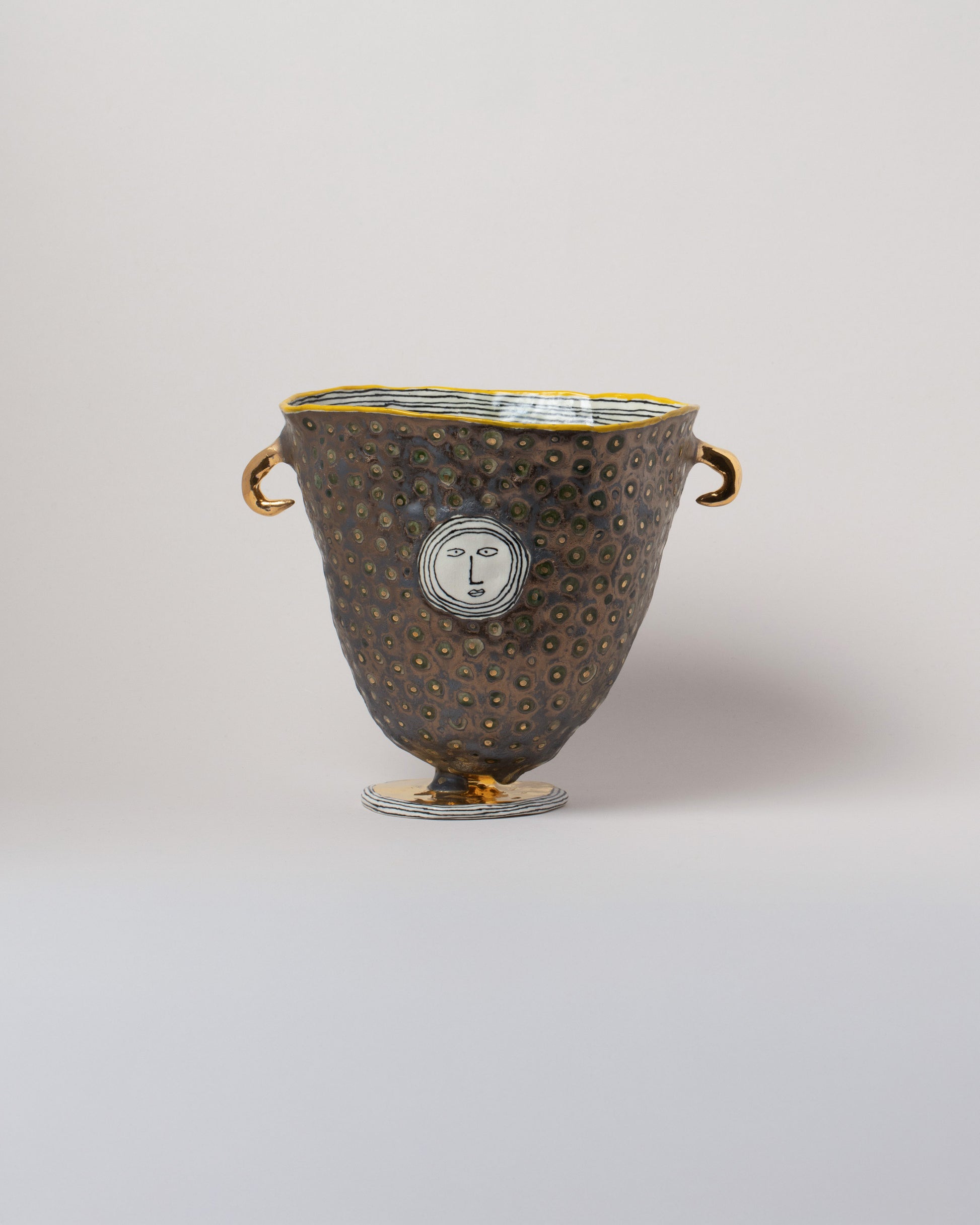 Suzanne Sullivan Apotropaia Expression Vessel on light color background.