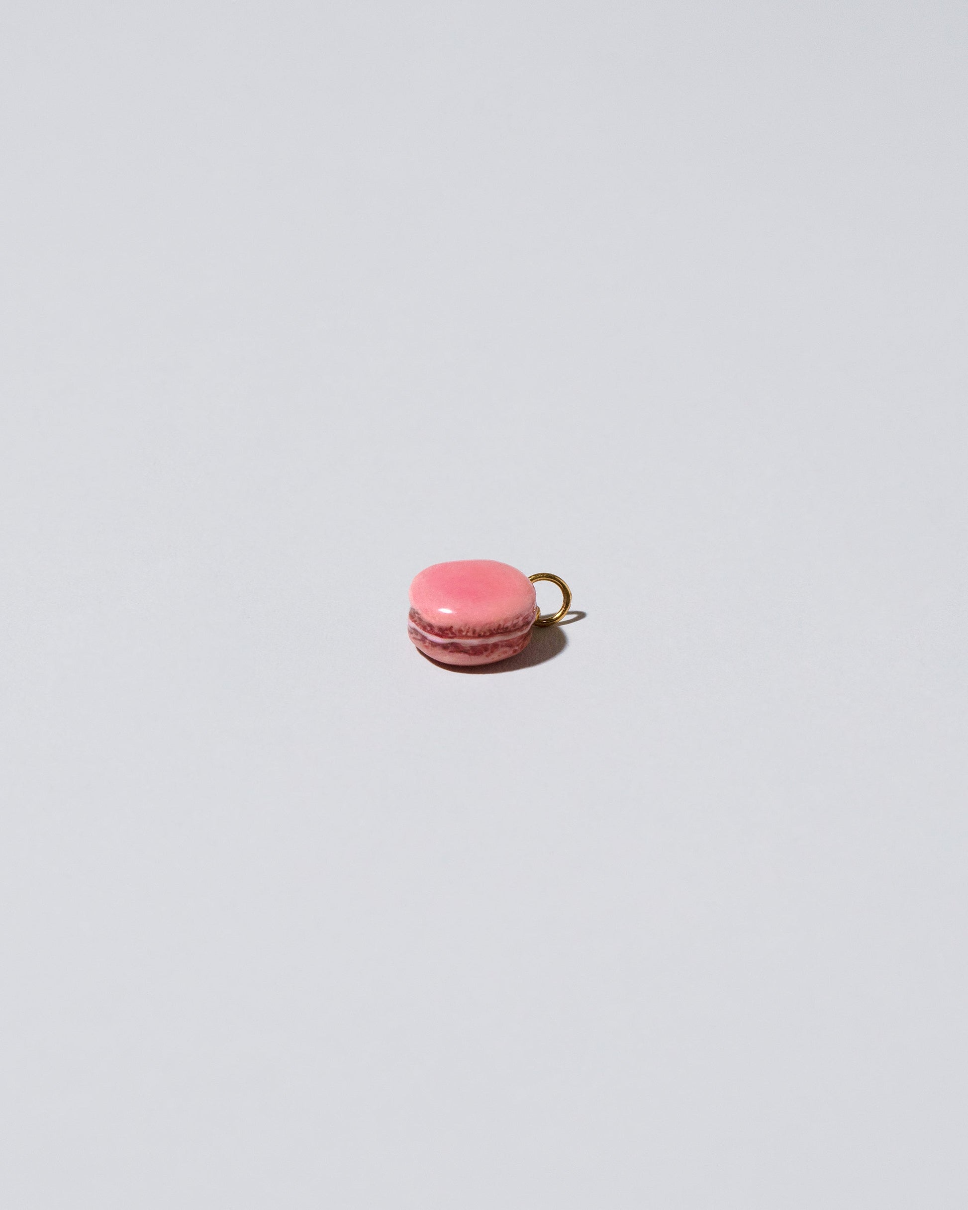 Macaron Charm - Rose on light color background.