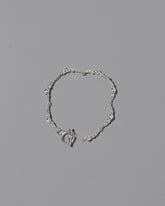 CRZM Sterling Silver Foothill Bracelet on light color background.