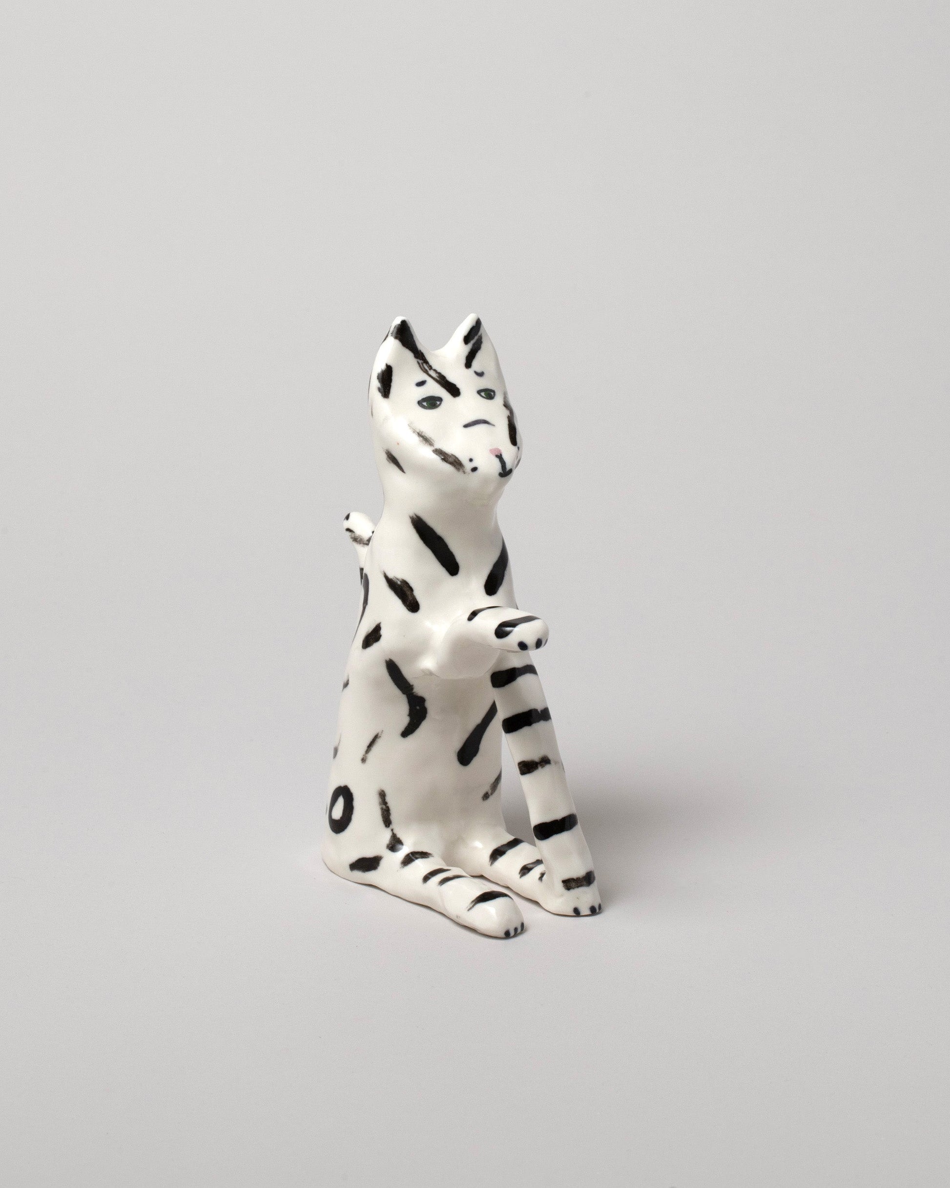 Eleonor Boström Black Key Cat on light color background.