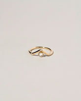  Mini Peak Ring on light color background.