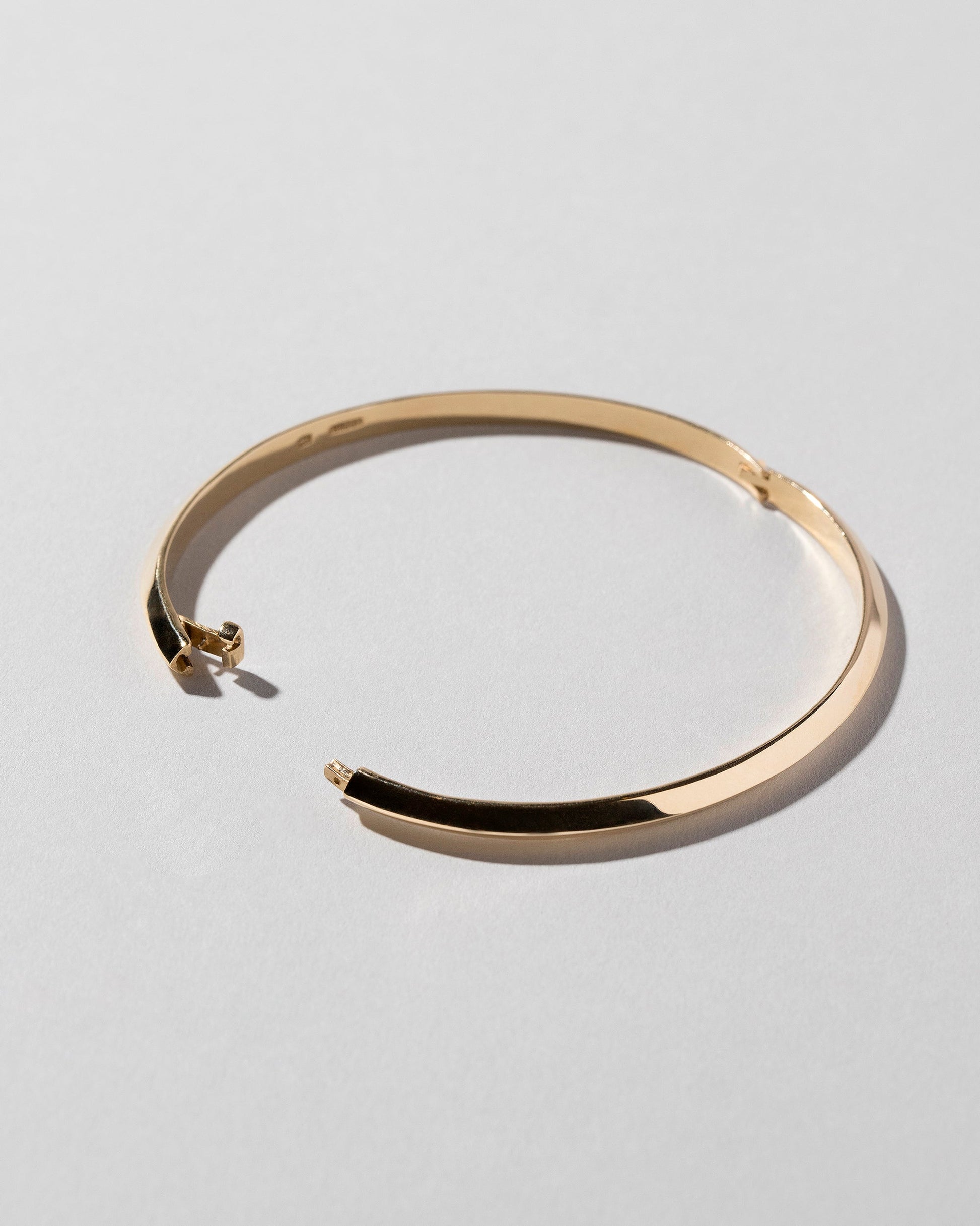 Detail view of the Accordion Bracelet on light color background