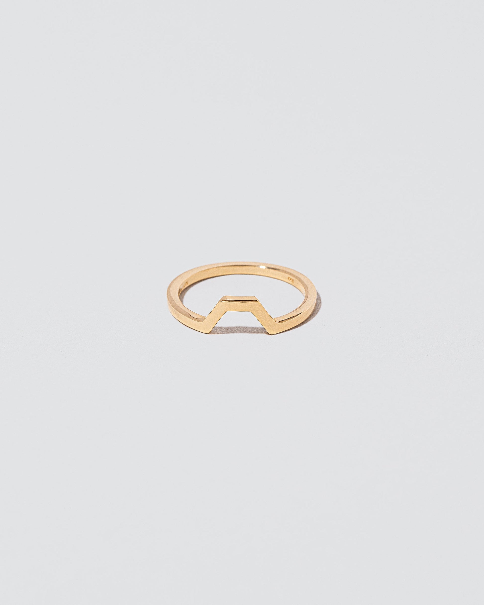 Gold Square Bridge Band on light color background.