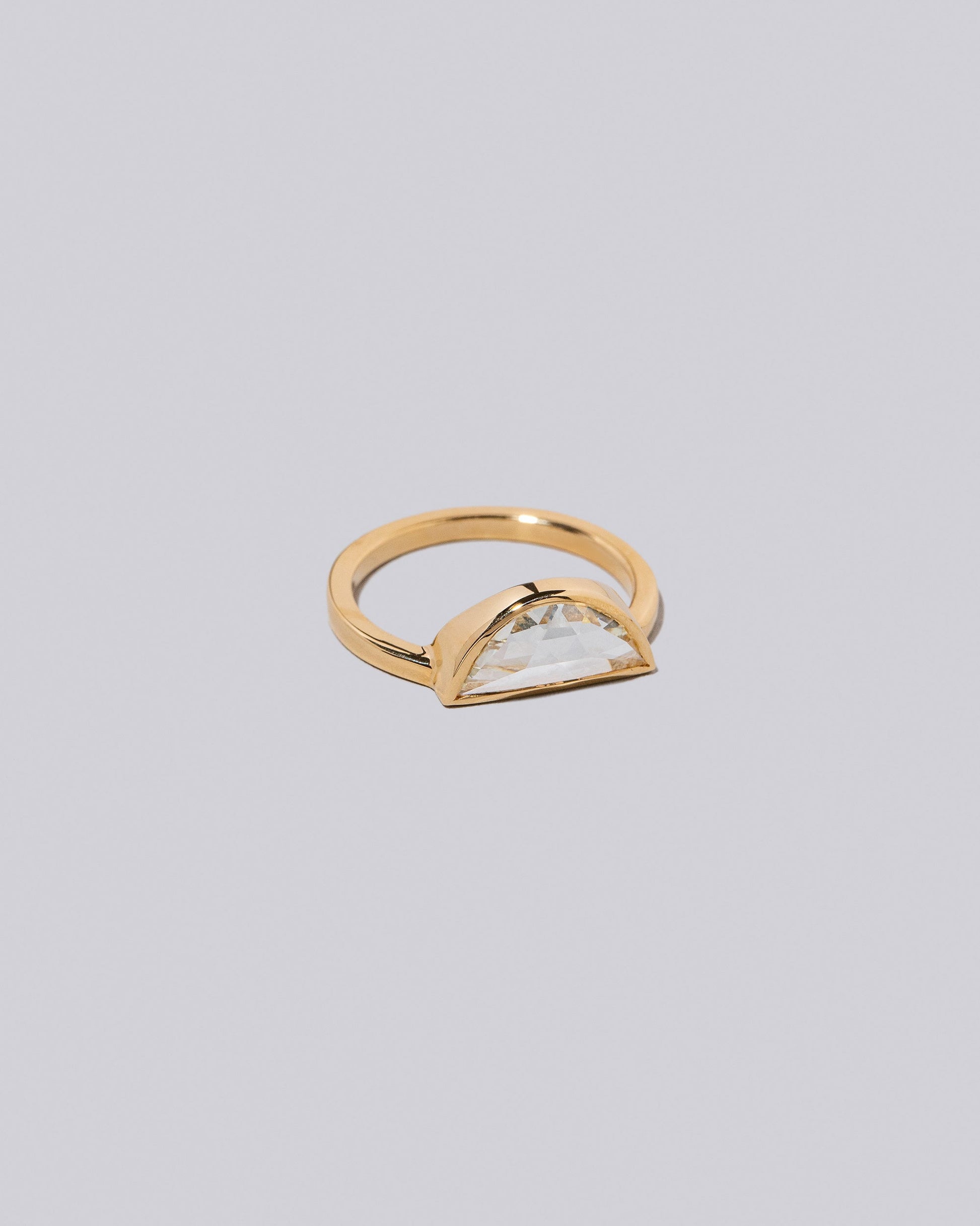 View from the side of the Tenor Ring on light color background.