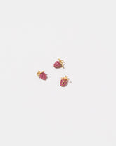Diamond & Ruby Pavé Strawberry Charm