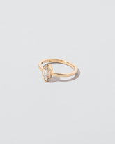 View from the side of the Enceladus Ring on light color background.