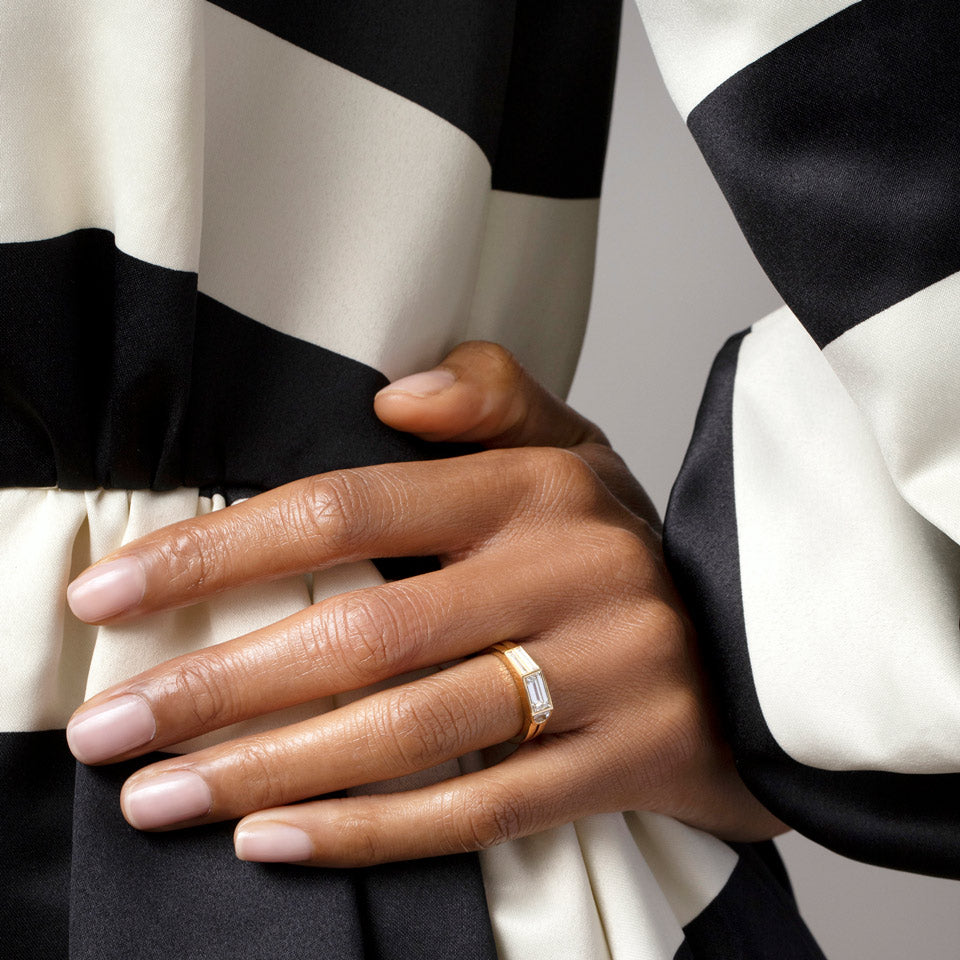 product_details::Portrait of Jean-Louis Ring on model.