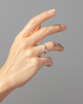 Ribbon Band on model.