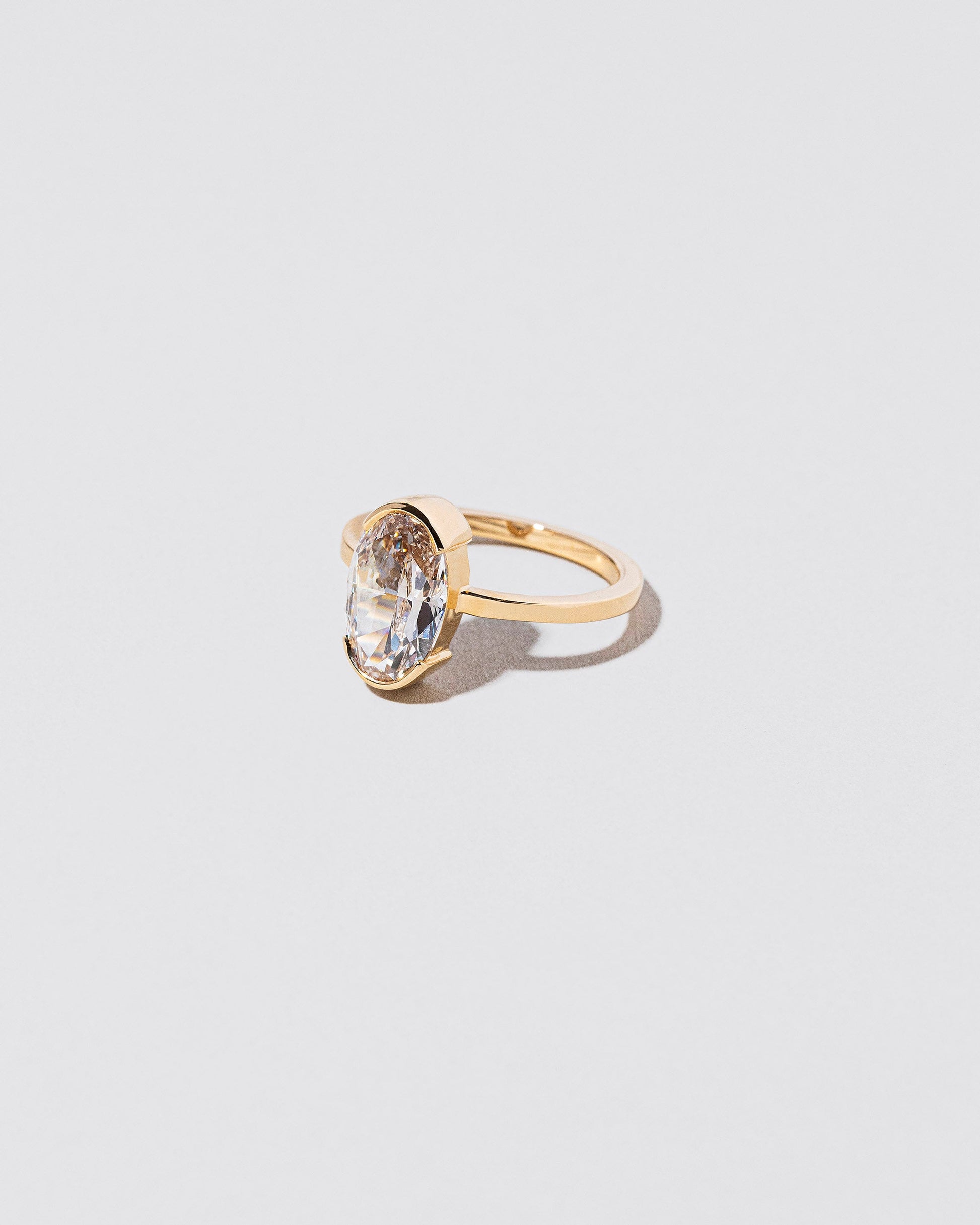 View from the side of the Order Ring on light color background.