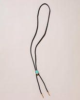  Turquoise Snake Bolo - Final Sale on light color background.
