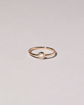 Rose Cut Purple Diamond Ring on light color background.