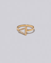 View from the side of the Cymbal Ring on light color background.