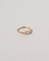  Patira Ring - White Diamond on light color background.