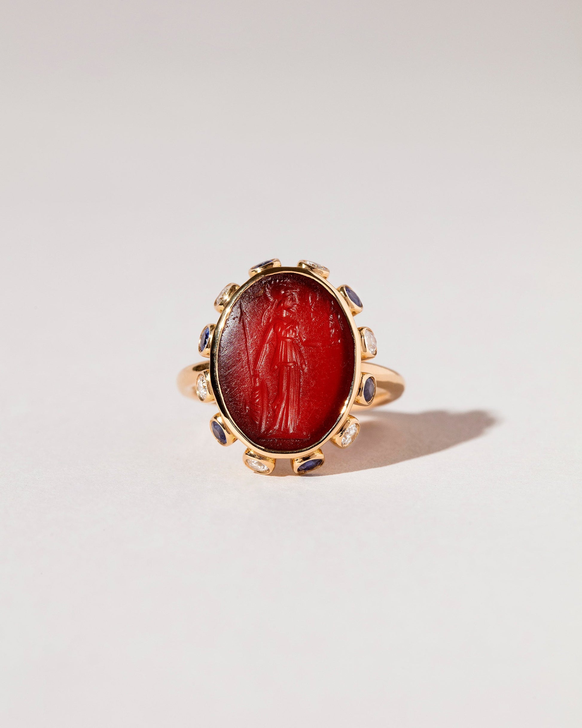  Minerva Ring on light color background.