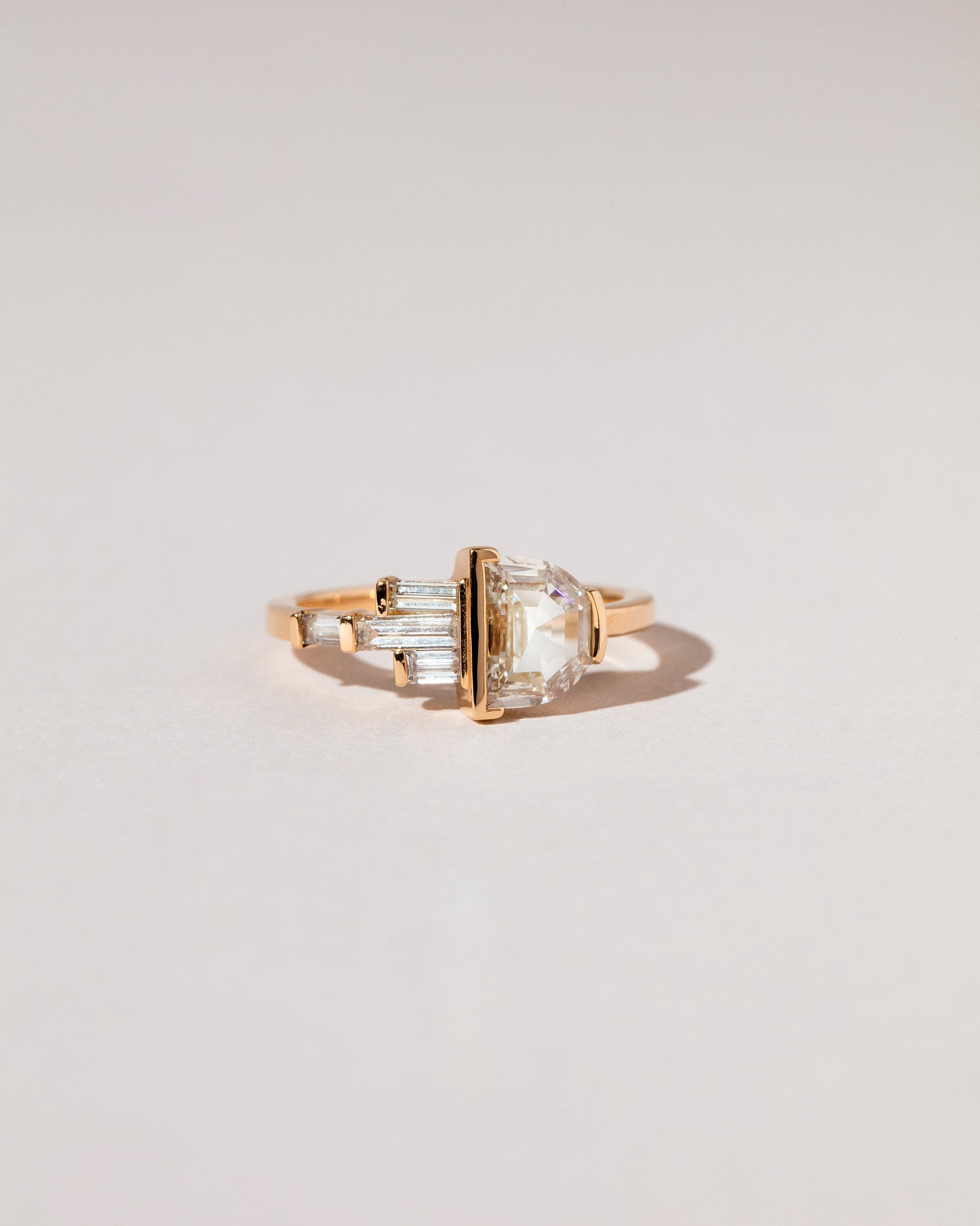  Heaven & Earth Ring on light color background.