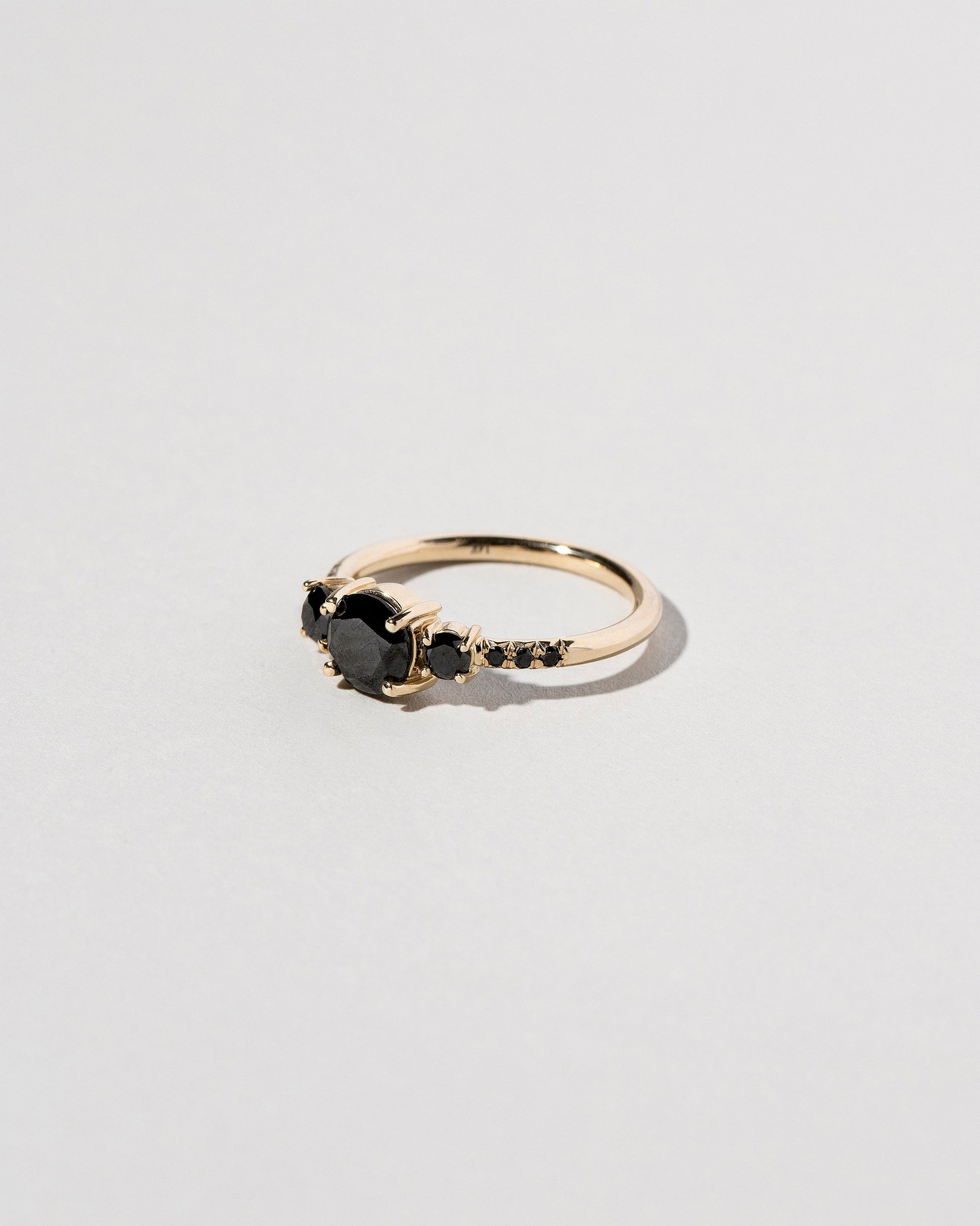  Orion Ring - Black Diamond on light color background.