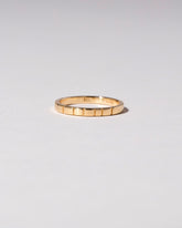 Gold 2mm Etched Lines Bands on light color background.