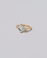 View from the side of the One Look Ring on light color background.