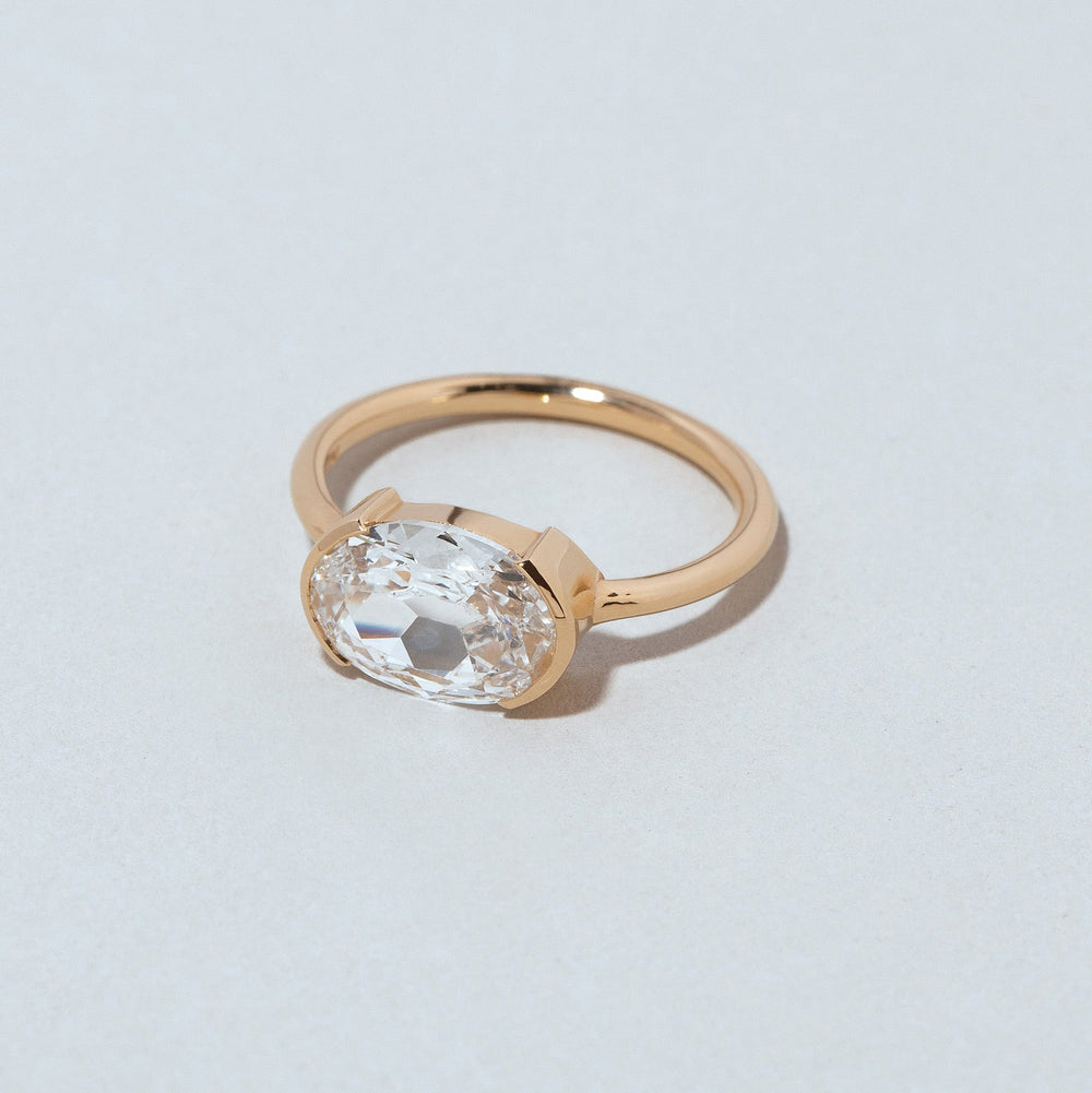 product_details::Closeup details of the Starshine Ring on light color background.