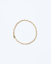  Hotdog Chain Bracelet on light color background.