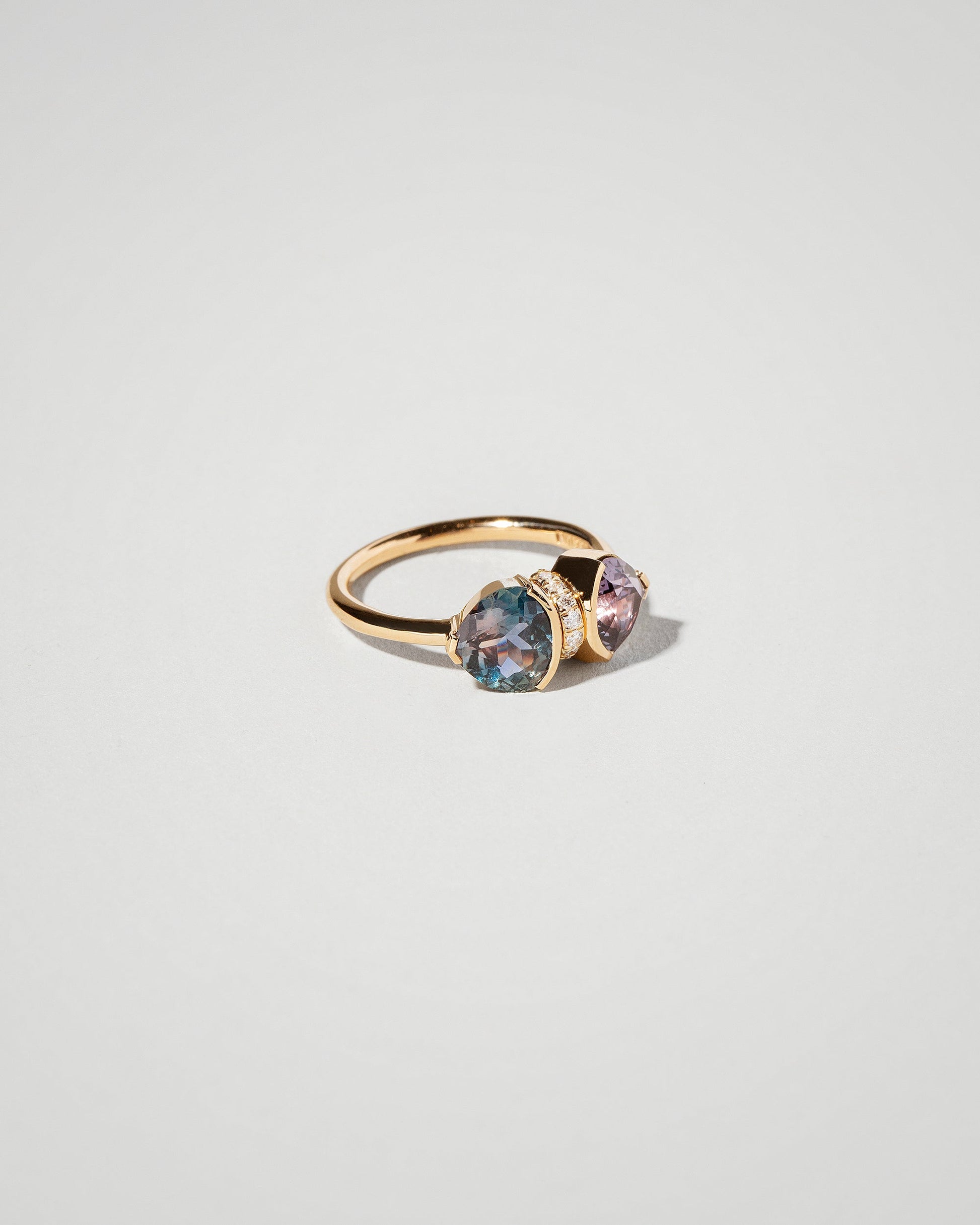 View from the side of the Sark Ring on light color background.