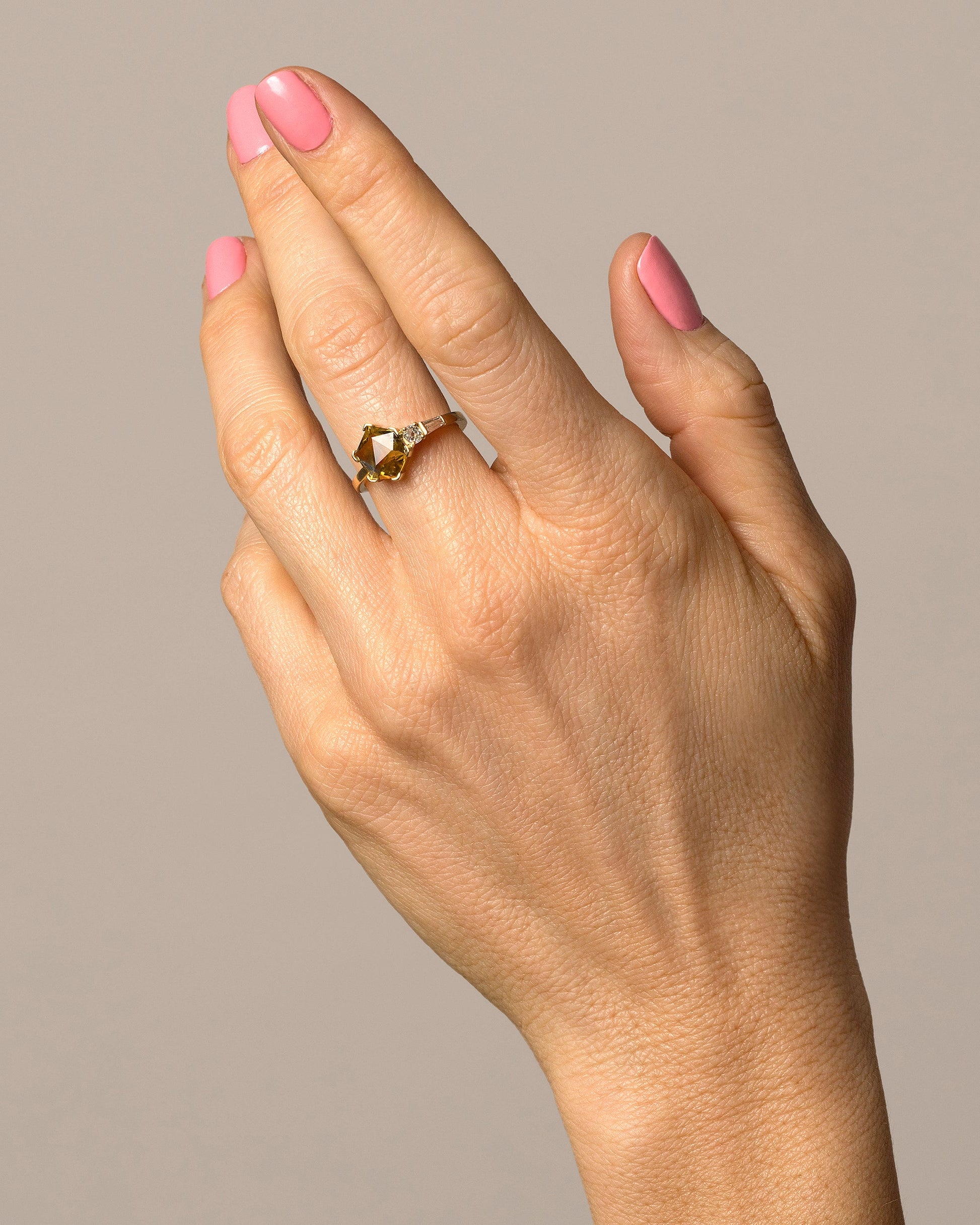 Vela Ring on model.