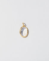  Moonstone Pendant on light color background.