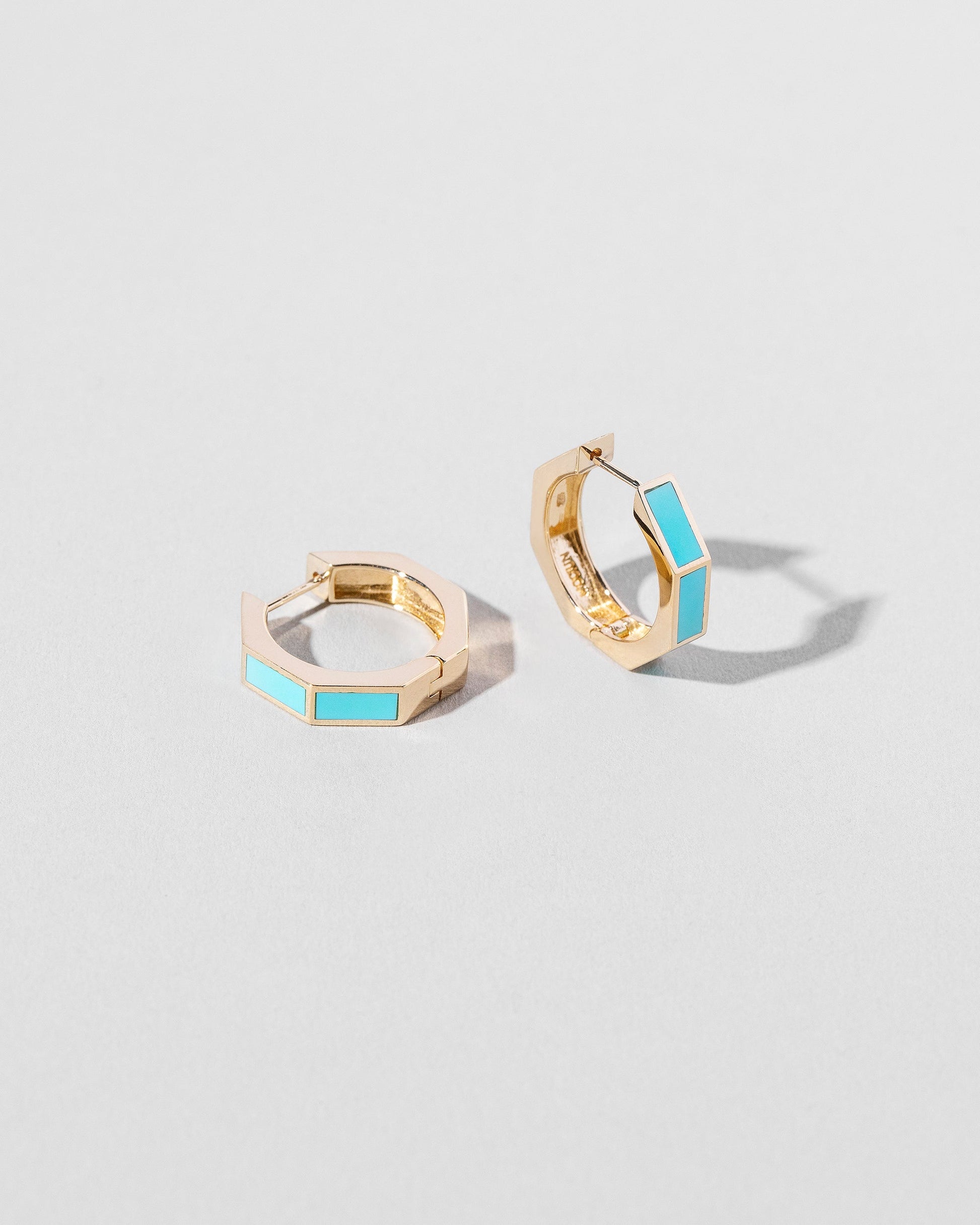  Segmented Hoops on light color background.
