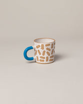  Recreation Center Blue Mark Mug on light color background.