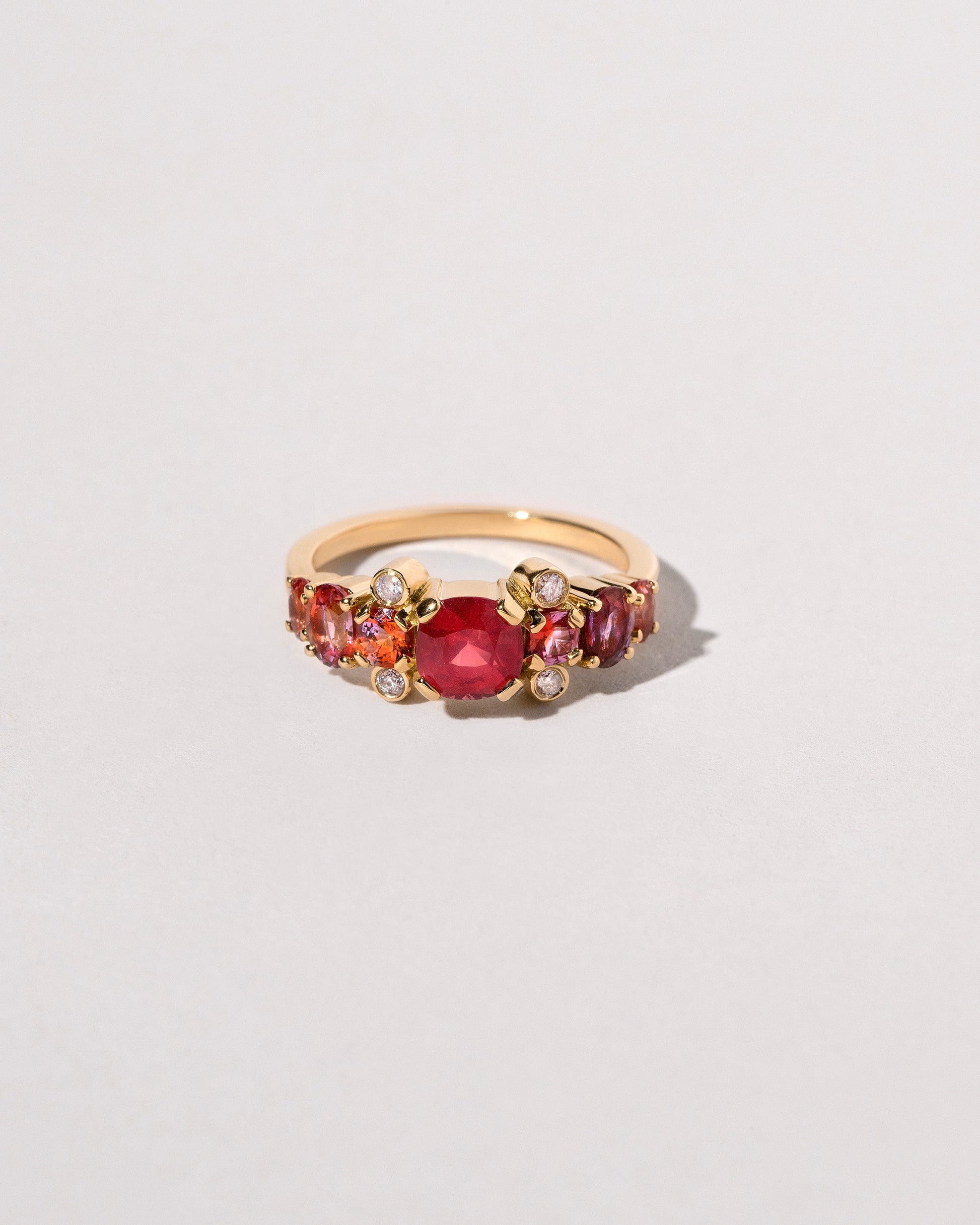 Gladiola Ring on light color background.