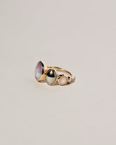  Bubble Line Ring on light color background.
