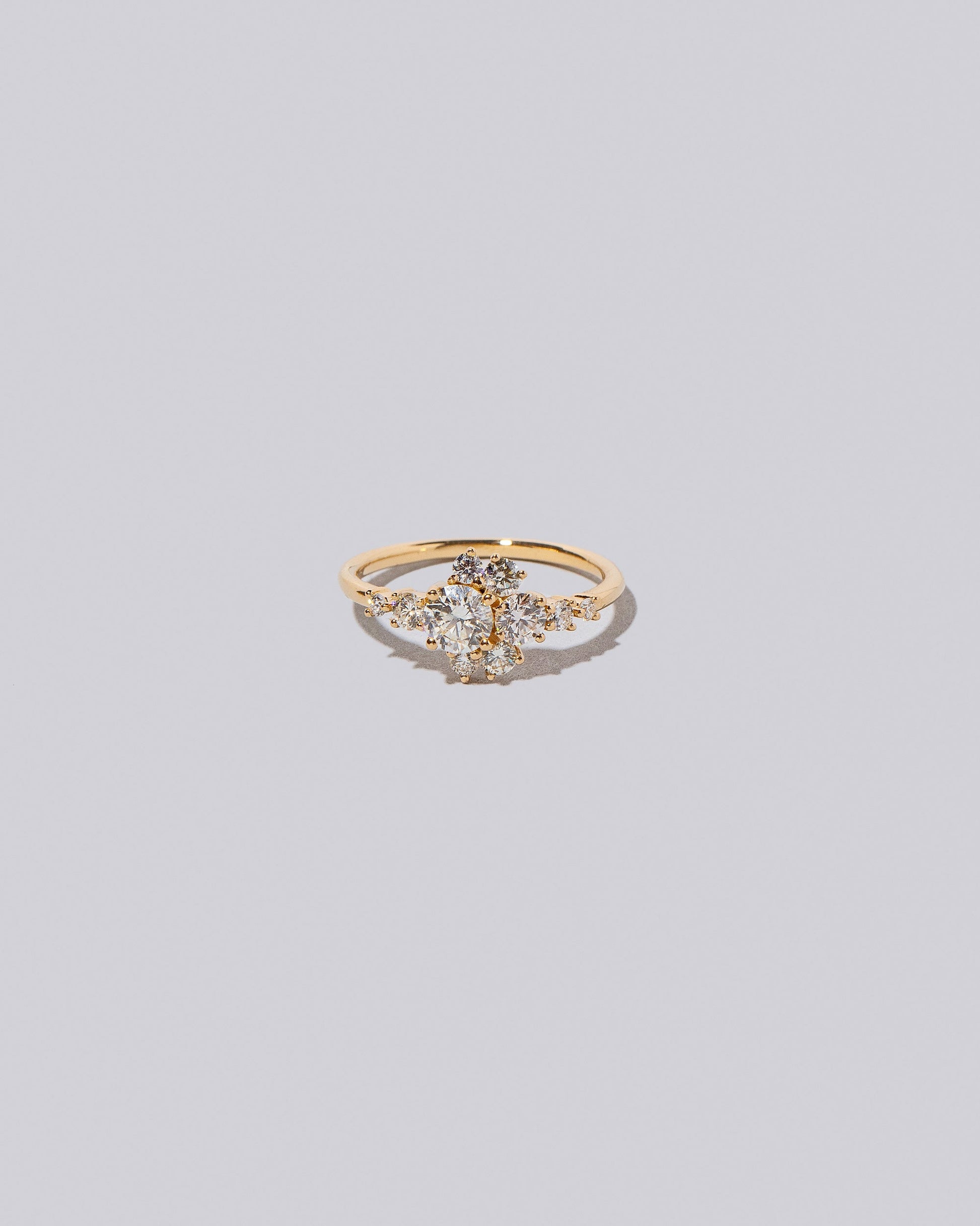  Anthea Ring - White Diamonds on light color background.
