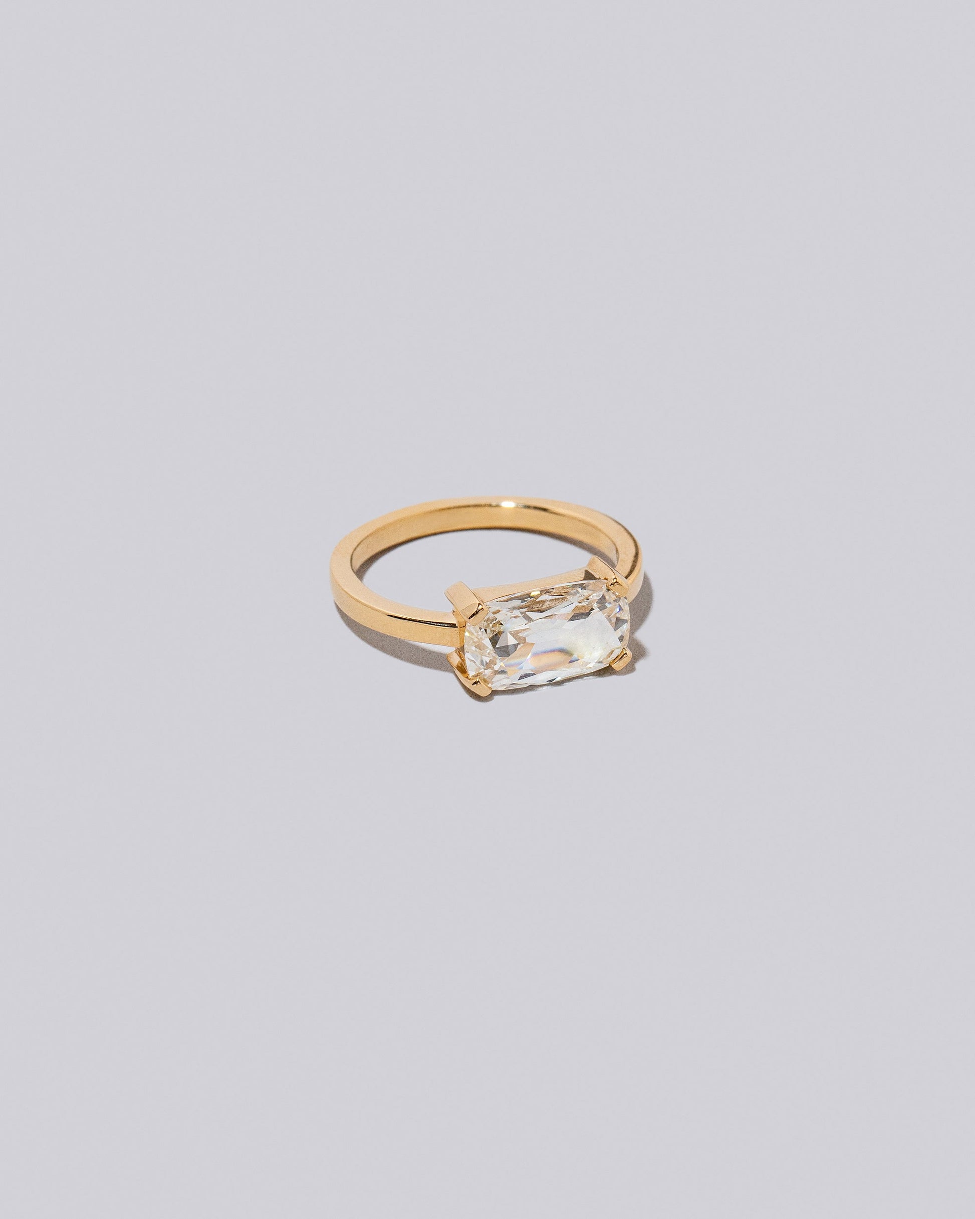 View from the side of the Coda Ring on light color background.