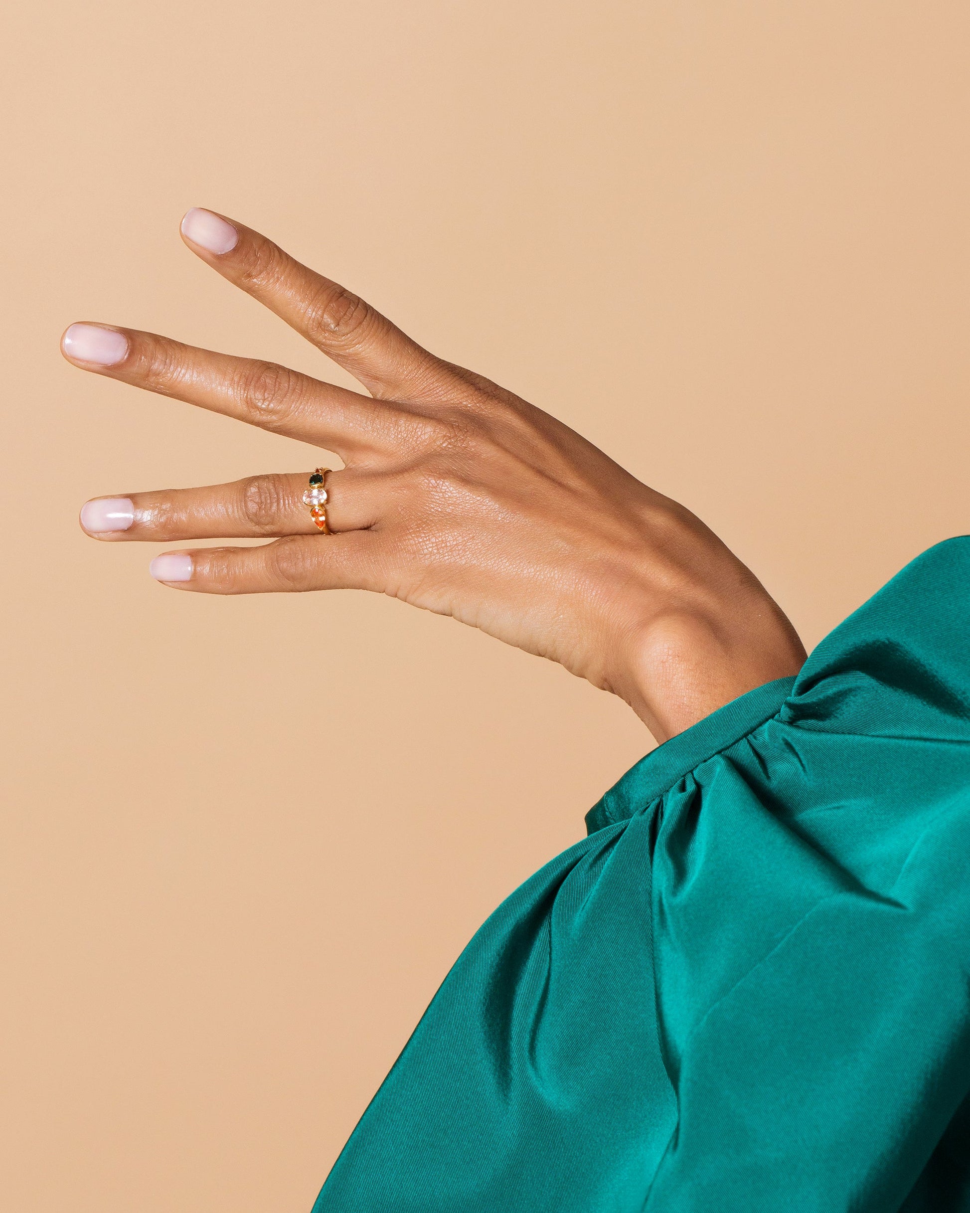 Anemone Ring on model.